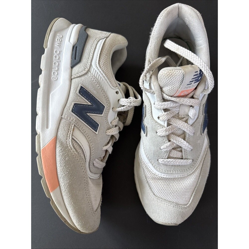 New Balance 997H Women's Running Shoes Gray/White/ Navy/ Pink , Size 7.5